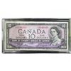 Image 1 : 1954 Canadian $10 Bill, Devil's Face, Queen Elizabeth II