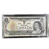 Image 1 : 1967 Bank of Canada $1 One Dollar Bill in Display Case