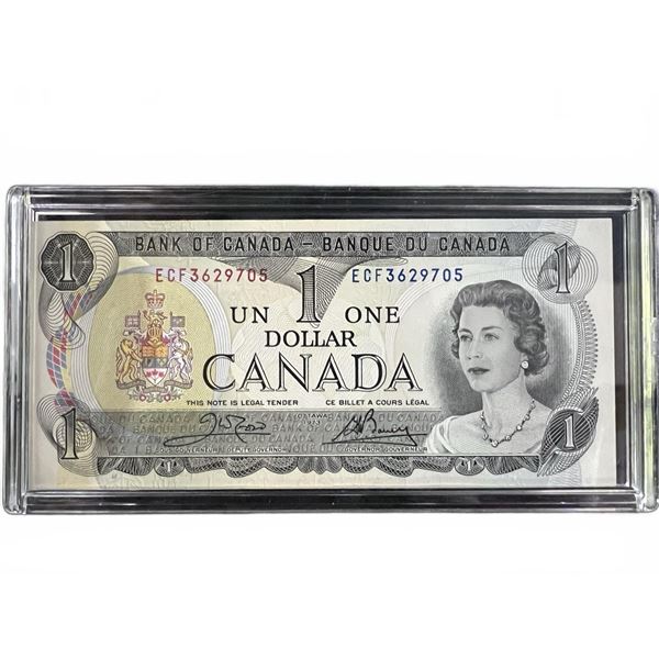 1954 Canadian $1 Dollar Banknote, Queen Elizabeth II, ECF3629705