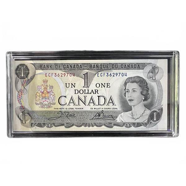 1967 Canada $1 Dollar Note ECF3629704 With Queen Elizabeth II