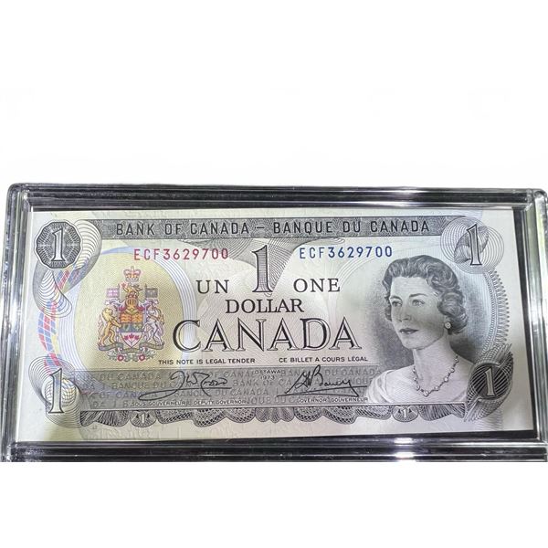 1954 Canadian $1 Banknote, Queen Elizabeth II, ECF3629700