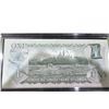 Image 2 : 1954 Canadian $1 Banknote, Queen Elizabeth II, ECF3629700