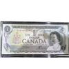 Image 1 : 1954 Bank of Canada One Dollar Bill, Queen Elizabeth II, Serial ECM1999849