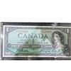 Image 1 : 1954 Bank of Canada One Dollar Bill, Queen Elizabeth II, Serial 3529428
