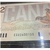 Image 3 : 1986 Canada $2 Banknote EGU2630133 Queen Elizabeth II