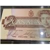 Image 2 : 1986 Canada $2 Banknote EGU3275819, Queen Elizabeth II, Encased