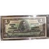 Image 1 : 1937 Bank of Canada $1 Bill, King George VI, Serial 9393031