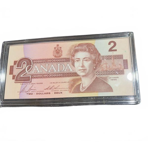 Canada 1986 $2 Banknote EG2630131 Queen Elizabeth II