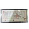 Image 2 : 1986 Canadian $2 Bill EGQ3275818 With Protective Case