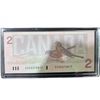 Image 2 : 1986 Canada $2 Banknote With Queen Elizabeth II, Framed