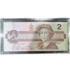 Image 1 : 1986 Canada $2 Banknote, EGU3275813, Elizabeth II, Encased