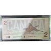 Image 2 : 1986 Canada $2 Banknote, EGU3275813, Elizabeth II, Encased