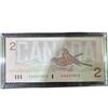Image 2 : 1986 Canadian $2 Banknote Birds of Canada Series EG U3275812