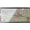 Image 2 : 1986 Canadian $2 Banknote With Queen Elizabeth II, EGU3275811