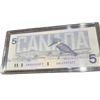 Image 2 : Bank of Canada $5 Bill ANU6957077 in Display Case