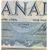Image 4 : 1979 Bank Of Canada $5 Bill, Serial 30077234501