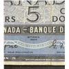 Image 3 : 1954 Bank of Canada $5 Bill, A/E Prefix, Elizabeth II