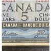 Image 3 : 1954 Bank of Canada $5 Bill, BC-31b, Modified Portrait, UNC Serial 2359318