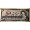 Image 1 : 1954 Canadian $10 Banknote, Bank of Canada, Queen Elizabeth II