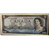 Image 1 : 1954 Bank of Canada $5 Note, Queen Elizabeth II, *RX7688168