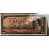 Image 1 : 1954 Bank of Canada $2 Bill, Devil's Face, Coyne-Towers