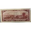 Image 2 : 1954 Bank of Canada $2 Bill, QEII, Serial G/E 1270656