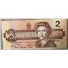 Image 1 : 1986 Canada $2 Banknote, Queen Elizabeth II, AU Condition
