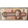 Image 1 : 1986 Canada $2 Banknote With Queen Elizabeth II, CBE7762600