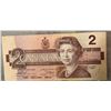 Image 1 : 1986 Canada $2 Banknote Birds of Canada Series