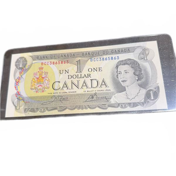 1973 Bank of Canada One Dollar Bill, BGC3865863