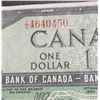 Image 2 : 1954 Bank of Canada One Dollar Note CA4640450