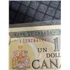 Image 2 : 1973 Bank of Canada $1 Bill, E/C Prefix, Serial: ECS5786196