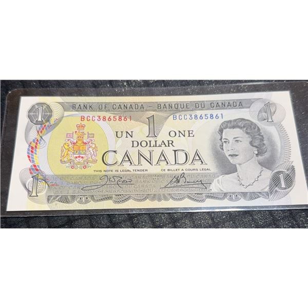 1973 Bank of Canada $1 Dollar Bill BCC3865861