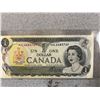 Image 1 : 1954 Canada $1 Banknote - Devil's Face, AL6683747