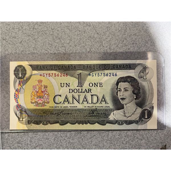 1967 Canada One Dollar Banknote, Centennial Issue GY5756246