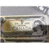 Image 3 : Run of 7 Sequential 1954 Canadian $1 Banknotes