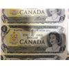 Image 4 : Run of 7 Sequential 1954 Canadian $1 Banknotes