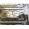 Image 5 : Run of 7 Sequential 1954 Canadian $1 Banknotes