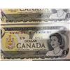 Image 7 : Run of 7 Sequential 1954 Canadian $1 Banknotes