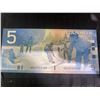 Image 1 : Canada $5 Polymer Banknote, Serial HOZ3122492