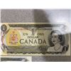 Image 3 : Run of 3 Canadian 1954 $1 Banknotes, Queen Elizabeth II