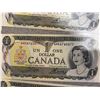 Image 9 : Consecutive 1973 Canada $1 Banknotes, Lot of 11, AMK8765070–AMK8765079