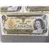Image 4 : Bank of Canada $1 Notes 1973 Consecutive AMV1100410-412 UNC
