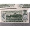 Image 11 : 5 Sequential 1954 Canadian $1 Banknotes Uncirculated