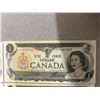 Image 3 : 5 Sequential 1954 Canadian $1 Banknotes Uncirculated