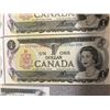 Image 5 : 5 Sequential 1954 Canadian $1 Banknotes Uncirculated
