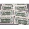 Image 11 : Sequential 1954 Canada $1 Notes, 9 Uncirculated, ECL1947111-ECL1947123