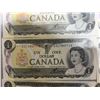 Image 4 : Sequential 1954 Canada $1 Notes, 9 Uncirculated, ECL1947111-ECL1947123
