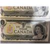 Image 9 : Sequential 1954 Canada $1 Notes, 9 Uncirculated, ECL1947111-ECL1947123