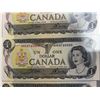Image 7 : Consecutive 1973 Bank of Canada $1 Notes - Lot of 10
